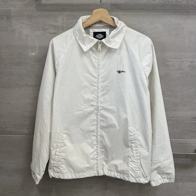 Dickies Lined windbreaker Spray Jacket White Mens Size X-Small - Image 1 of 4