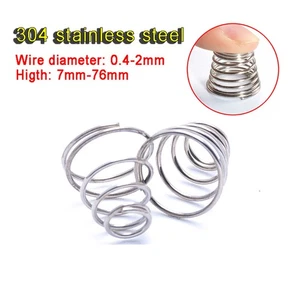 0.4-2mm Wire Dia 304 Stainless Steel Conical Cone Compression Spring Springs - Picture 1 of 6