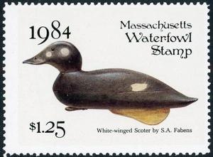 1984 MASSACHUSETTS WATERFOWL STAMP MINT NH !! B82 - Picture 1 of 2