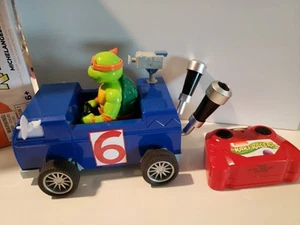 Nickelodeon Kart Racers R/C (2.4GHz) TMNT Michelangelo Channel Six News Van - Picture 1 of 7