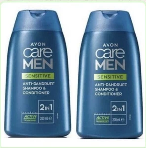 2x Avon Care Men Sensitive 2-in-1 Anti-Schuppen Shampoo und Conditioner - 400ml - Bild 1 von 1