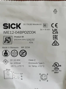 1pcs Sick sensor IME12-04BPOZC0K 1040767 - Picture 1 of 1