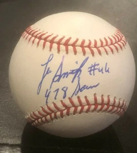 Lee Smith Chicago Cubs autographed baseball with inscription - Picture 1 of 2