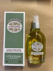 Almond Supple Skin Oil by L'Occitane for Unisex - 3.4 oz Body Oil, Brand New