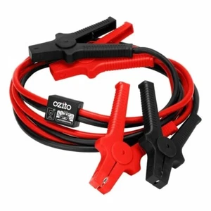 OZITO 3M 220A Jumper Leads Surge Protectd Jump Start Cable Fully insulated clamp - Picture 1 of 4