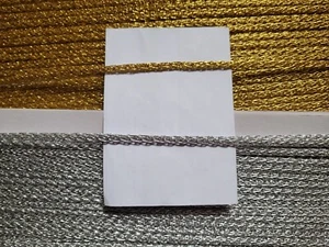 Borte 5 mm 1 Meter Posamentenborte, Goldborte, Silberborte - Picture 1 of 1