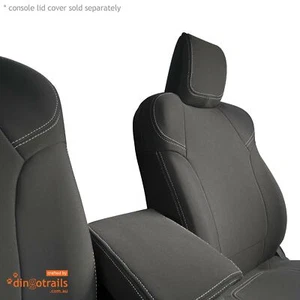 Fit Isuzu MU-X RJ (Aug21-Now) Full-back FRONT Neoprene Seat Covers+Map Pockets  - Picture 1 of 10