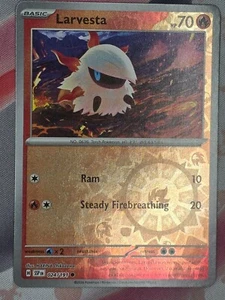Larvesta 024/191 Reverse Holo Surging Sparks - Picture 1 of 2