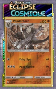 Pandarbare Reverse - SL12:Éclipse Cosmique - 120/236 - Carte Pokemon Neuve Fr - Picture 1 of 1