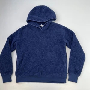 Athleta Hoodie Girl Extra Large Youth Sherpa Sweatshirt Pocket Run Gym Core Go - Picture 1 of 15