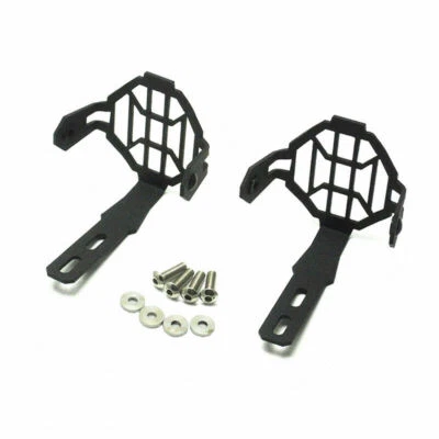 Protetor de farol de neblina preto motocicleta tampa de lâmpada protetora para BMW F800GS R1200GS - Imagem 1 de 4