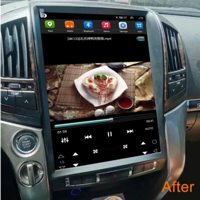 15.1'' HD Car Radio GPS Navi Android 4+64GB For 08-15 Toyota Land Cruiser LC200 - Image 1 of 4
