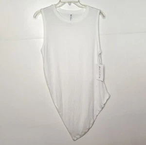 NWT Athleta Cloudlight Restore Tank Womens Size Small White Asymmetrical - Picture 1 of 7