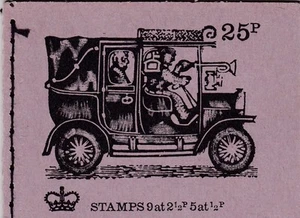 BRIEFMARKEN: 25P BOOKLET OKTOBER 1972 TAXI Nr. 6 SG DH48 9.12.2024 - Bild 1 von 1