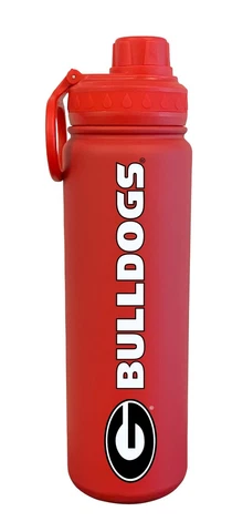 Georgia Bulldogs 24oz Insulated Steel Sport Bottle Cover