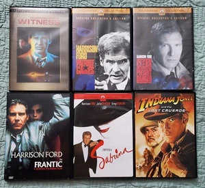 Harrison Ford 6 Movie Lot - Indiana Jones Action Romance Thriller DVD Region 1 - Picture 1 of 3