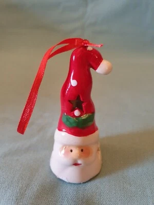 Белоснежка меняющая цвет светодиодный Санта-образный керамический висячий орнамент - Изображение 1 из 4