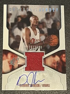 2000 Upper Deck SPX DerMarr Johnson Rookie Jersey Autograph 0229/2500 RC Auto - Picture 1 of 3