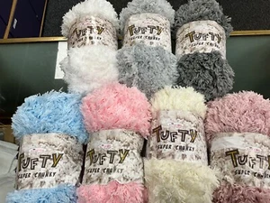 King Cole Tufty Super Chunky 200g Knitting Yarn - Furry Touchable Texture - Picture 1 of 8