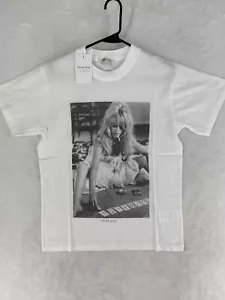 Anine Bing Shirt Womens XS White Lili Tee AB X DK X Brigitte Bardot NEW $120 - Picture 1 of 11