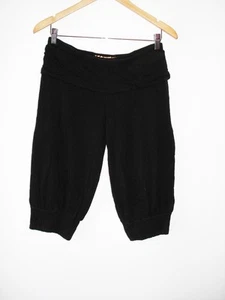 GSUS JODHPUR CROPPED SWEATS BLACK CUFFED SMALL - Picture 1 of 2
