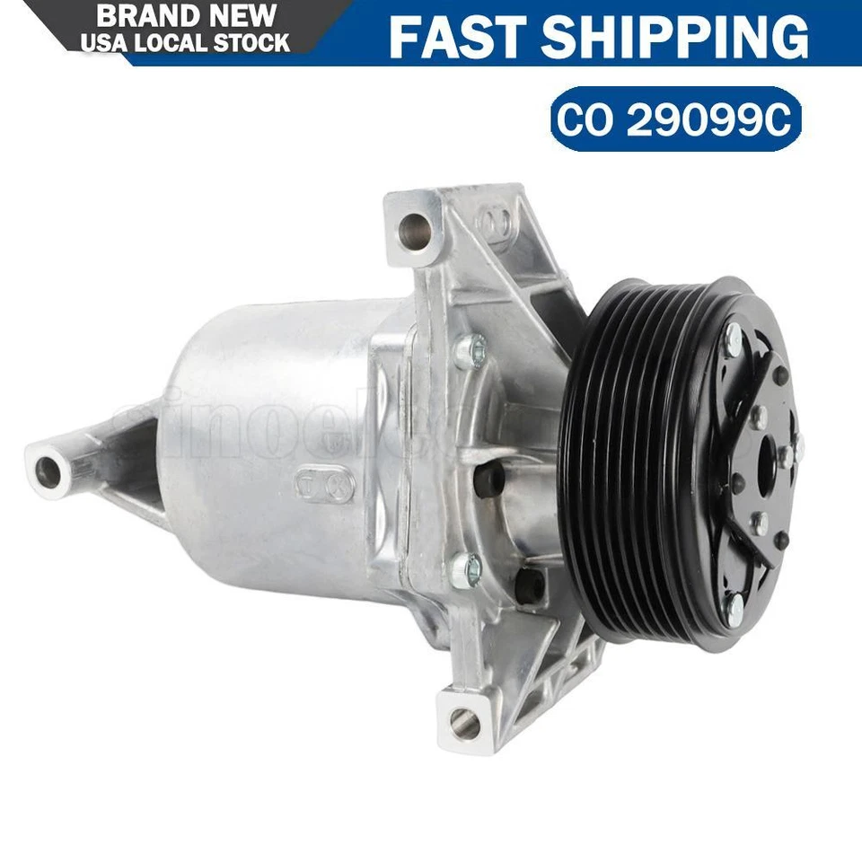 NEW A/C AC Compressor W/ Clutch For Nissan Versa 2012 2013 2014-2016 CO 29099C Foto 1 de 4