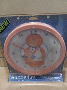 Vintage Auntie Em Kitty Cat Wall Clock 1986 - Picture 1 of 8