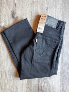 NWT Levi's Strauss & Company 511 Slim Size 5 Regular Black Adjustable Waist - Picture 1 of 7