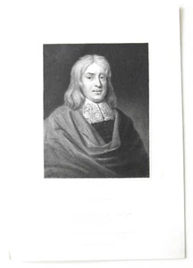 Retrato de Thomas Sydenham médico inglés - impresión antigua 1835 ganga  - Imagen 1 de 3