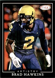 2022 SAGE Artistry Football Cards Brad Hawkins #4 TW29481