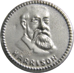 Harrison Campaign Shell Medal (03820) - Picture 1 of 2
