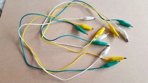 50cm Insulated Double Ended Crocodile Clips Multimeter Test Lead Set 0.5m - Picture 1 of 2