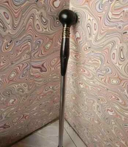 WORKING stainless steel walking stick Vintage Solid Brass Walking Stick Cane - Picture 1 of 6