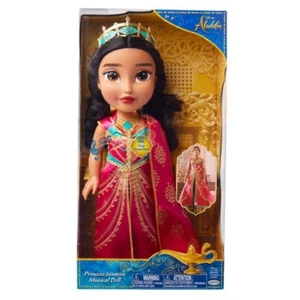 New Disney Aladdin 15" PRINCESS JASMINE MUSICAL DOLL Sings "Speechless" (2019) - Foto 1 di 7