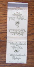 THEME PARK MATCHBOOK COVER: MARINELAND OF FLORIDA MATCHCOVER WHALE DOLPHIN -C2