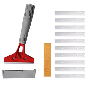 US Gasket Floor Sticker Razor Blade 4" Scraper Long Handle Wall Label Glue Clean - Picture 1 of 8