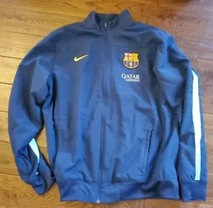 GORGEOUS COLORWAY 2013 NIKE BARCELONA FCB SOCCER TEAM JACKET MEN'S SIZE LARGE - Picture 1 of 9