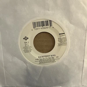 Larger Than Life 7" 45 by Backstreet Boys vinyl 1999 VG+ 01241-42624-7 Jive - Picture 1 of 5