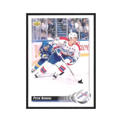 Peter Bondra 1992 Upper Deck #115 Washington Capitals Hockey Card NM - Image 1 of 3
