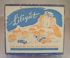 Liliput - kleine Spielzeugstadt m.Autos -Die kleine Spielzeugschachtel-  50er Jh