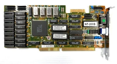 1989 WD PARADISE WD90C00-JK ISA 8/16 Bit VGA/EGA VIDEO CARD - TESTED Foto 1 de 4