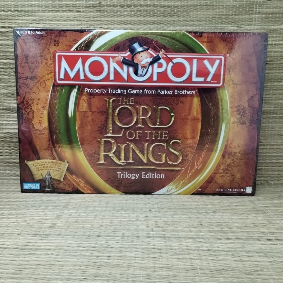 Monopoly El Señor de los Anillos Edición Trilogía Juego de Mesa 2003 Hasbro Precintado Nuevo Foto 1 de 4