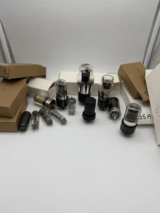 Tubes Lot of 12 with Boxes Untested Zenith Arcturus Westinghouse CC New and Used - Picture 1 of 11