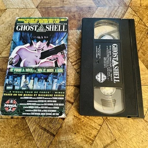Ghost In The Shell VHS Manga Video 1996 English Dubbed Excellent Tested Clean! - Imagen 1 de 8