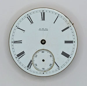 1885 Waltham Watch Movement - For Repair Or Restoration - Missing Hands - Picture 1 of 3