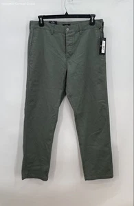 NWT RVCA Men's Green New Dawn Chino Pant - Size 34 - Picture 1 of 6
