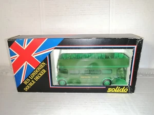 BUS LONDONIEN  DOUBLE DECKER N°4402 VERDE SOLIDO SCALA 1/50 - Foto 1 di 4