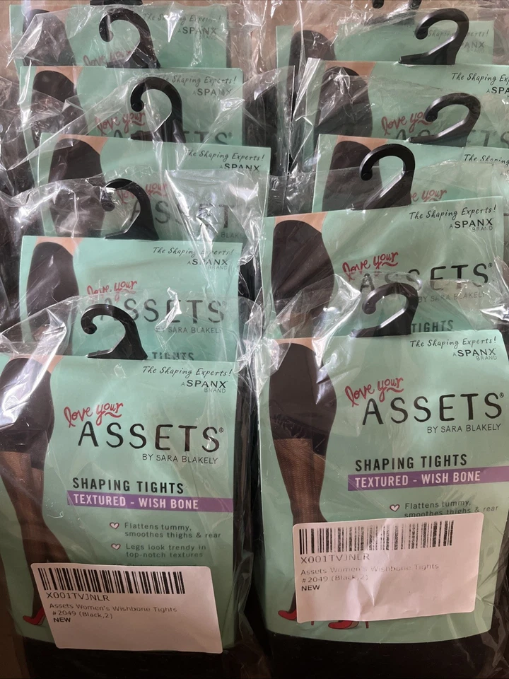 Revendedores LOTE 10 pares de medias SPANX Sara Blakely modeladoras texturizadas Wishbone talla 2 Foto 1 de 4