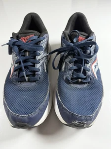 Saucony Cohesion 15 Hombres Zapatos para Correr Talla 9.5 Azul Negro Rojo Tenis Puntera - Imagen 1 de 12