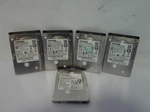Lot Of 5 Toshiba MQ01ACF050 SATA 7200RPM 500GB 2.5'' Hard Drive (J572) - Picture 1 of 6